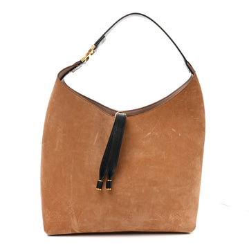 Chloe Suede Calfskin Marcie Hobo Bag
