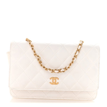 Chanel Lambskin Quilted Romance Wallet