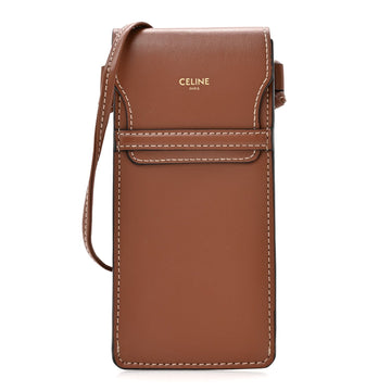 Celine Calfskin Phone Pouch With Flap