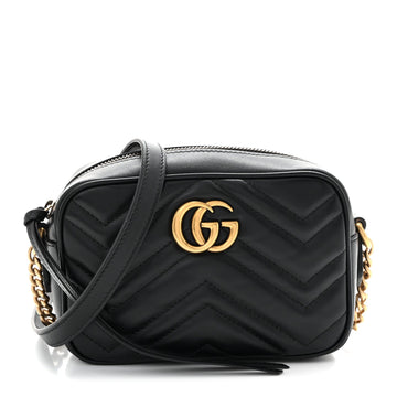 Gucci Calfskin Matelasse Mini Gg Marmont