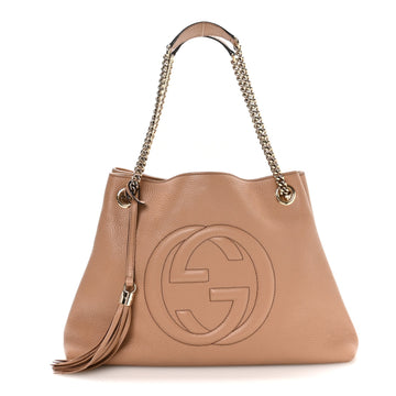 Gucci Pebbled Calfskin Medium Soho Chain