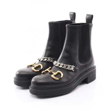 Gucci Horsebit Short Boots #34 Leather