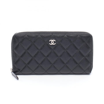 Chanel Classic Long Zip Matelasse Around