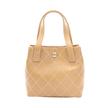 Chanel Wild Stitch Tote Bag Leather
