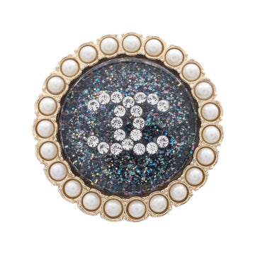 Chanel Coco Mark Rame Brooch Gold Plated