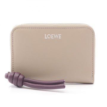 Loewe Zip Coin Cem1Zcpx02 Leather Beige