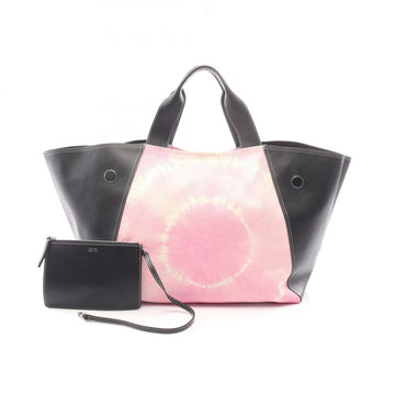 Celine Tie Dye Tote Bag Canvas Leather