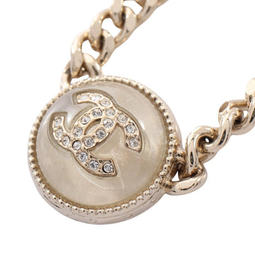 Chanel Coco Mark Circle Necklace Gold
