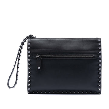 Valentino Leather Rockstud Clutch Pre-