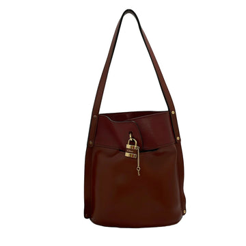 Chloe Abbey Brown Bordeaux Leather