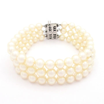 Mikimoto 14K White Gold Pearl Bracelet