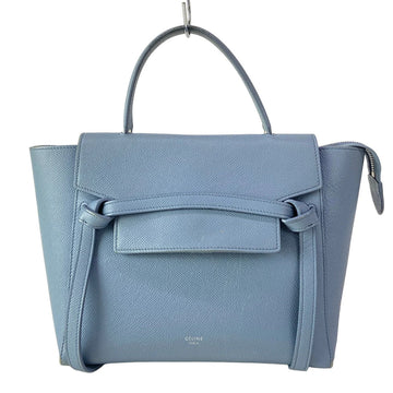 Celine Belt Bag Micro Blue Grained