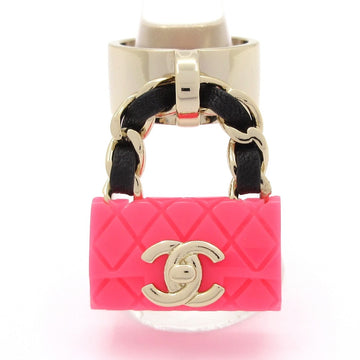 Chanel Coco Gold Pink Black Metal Resin