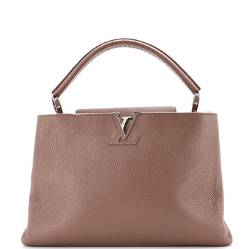 Louis Vuitton Capucines Bag Leather Mm