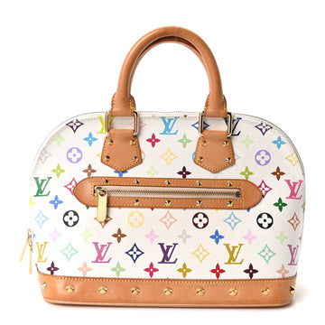 Louis Vuitton Multicolor Alma Pm White