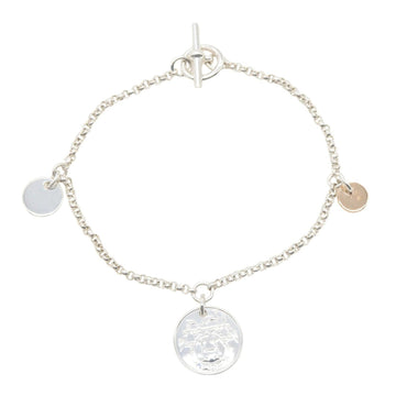 Hermes Ex Libris Bracelet 18Kpg Pink