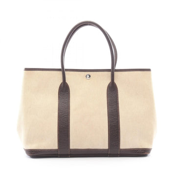 Hermes Garden Party Pm Tote Bag Toile H