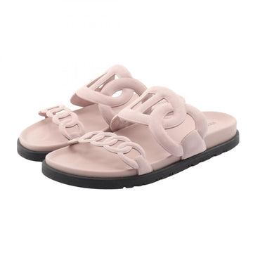 Hermes Extra Sandals Shoes Flat Suede