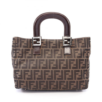 Fendi Zucca Tote Bag Canvas Leather