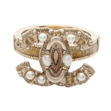 Chanel Coco Mark Ring Gold Plated
