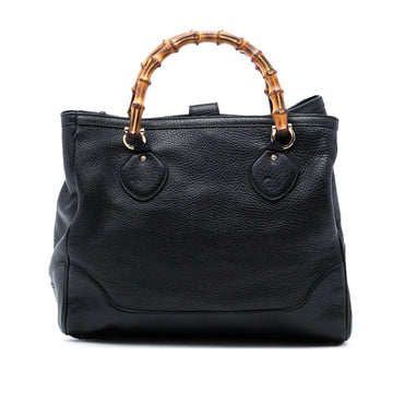 Gucci Calfskin Bamboo Diana Tote Pre-