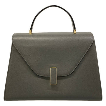 Valextra Iside Maxi Dark Gray Calf Skin