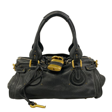 Chloe Paddington Black Leather Handbag