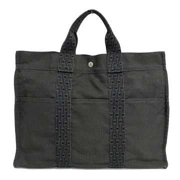 Hermes Her Line Tote Mm Gray Black