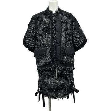 Sacai Black White [Outer Fabric] Cotton