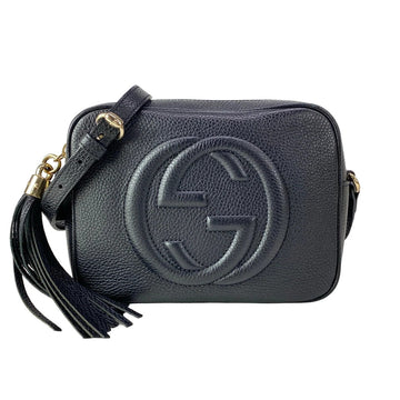 Gucci Soho Black Leather Shoulder Bag