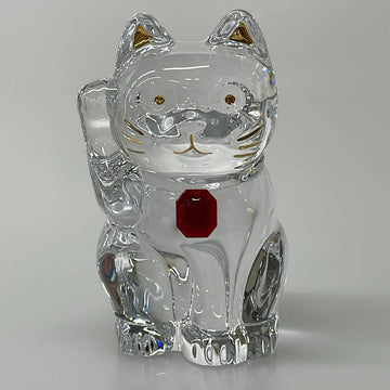 Baccarat Clear Gold Red Crystal Glass