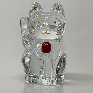Baccarat Clear Gold Red Crystal Glass