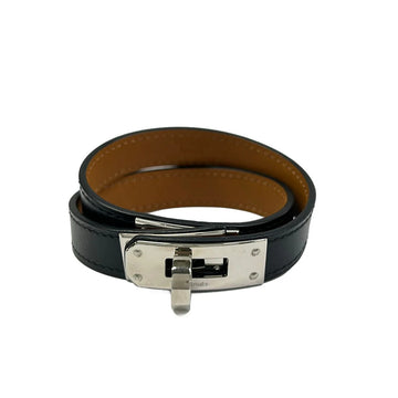 Hermes Kelly Dubretour Black Leather A