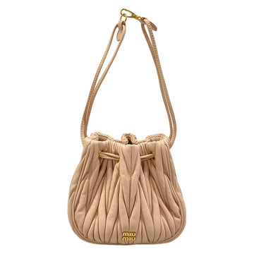 Miumiu Matelasse Light Pink Nappa