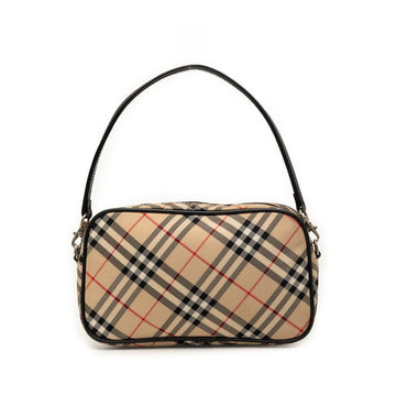 Burberry Nova Check Canvas Handbag Pre-