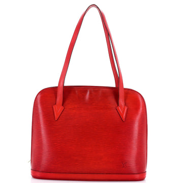 Louis Vuitton Lussac Handbag Epi Leather