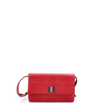 Prada Turn Lock Wallet Crossbody