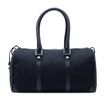 Gucci Gg Canvas Boston Pre-Loved Bag