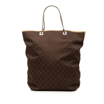 Gucci Large Gg Canvas Shopper Tote Pre-