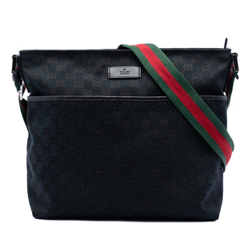 Gucci Gg Canvas Web Crossbody Pre-Loved