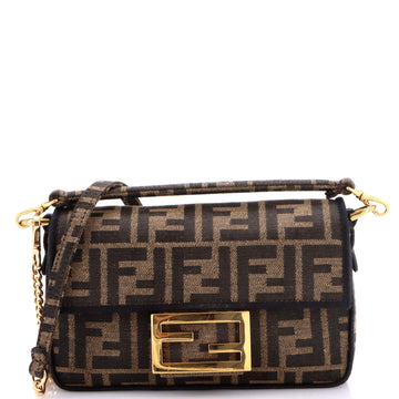 Fendi Baguette Nm Bag Zucca Canvas Mini