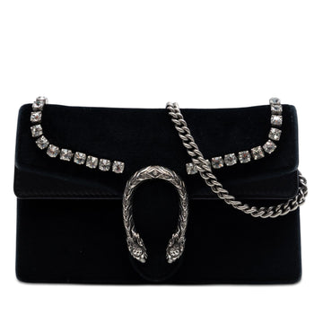 Gucci Mini Crystal Embellished Velvet