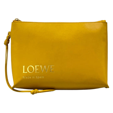 Loewe T Pouch Cle0Mipx01 Orange Yellow