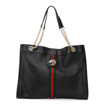 Gucci Calfskin Large Rajah Chain Tote