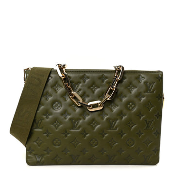 Louis Vuitton Lambskin Embossed Coussin