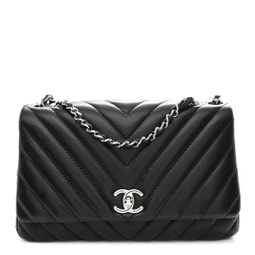Chanel Lambskin Surpique Chevron Medium