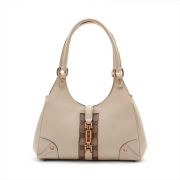 Gucci Gg Canvas New Jackie Leather X