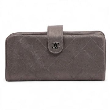 Chanel Matelasse Metallic Lambskin Long