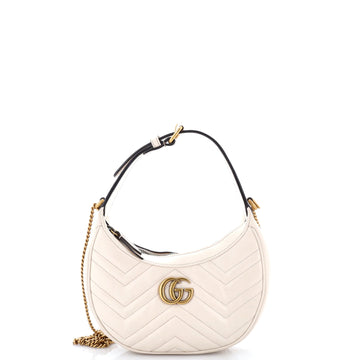 Gucci Gg Marmont Half Moon Hobo
