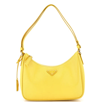 Prada Re-Edition Hobo Saffiano Leather